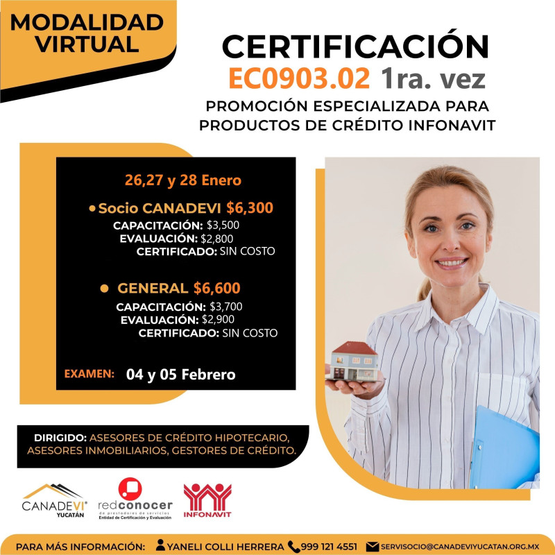 EC0903.02 (1era Vez) Promoción Especializada para productos de crédito INFONAVIT
