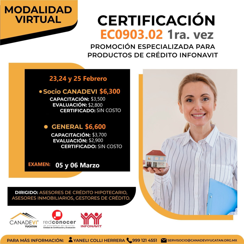 EC0903.02 (1era Vez) Promoción Especializada para productos de crédito INFONAVIT