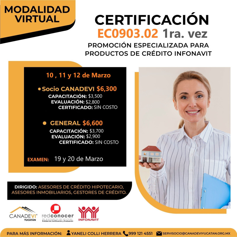 EC0903.02 (1era Vez) Promoción Especializada para productos de crédito INFONAVIT