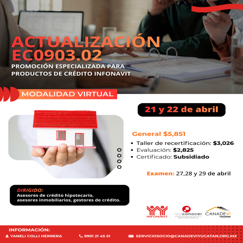 EC0903.02 (Actualización) Promoción Especializada para productos de crédito INFONAVIT