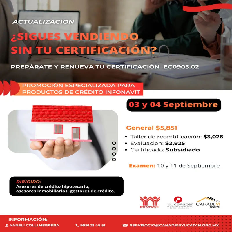 EC0903.02 (Actualización) Promoción Especializada para productos de crédito INFONAVIT