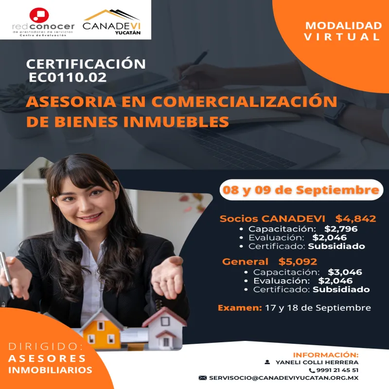 EC0110.02 Asesoría en Comercialización de Bienes Inmuebles
