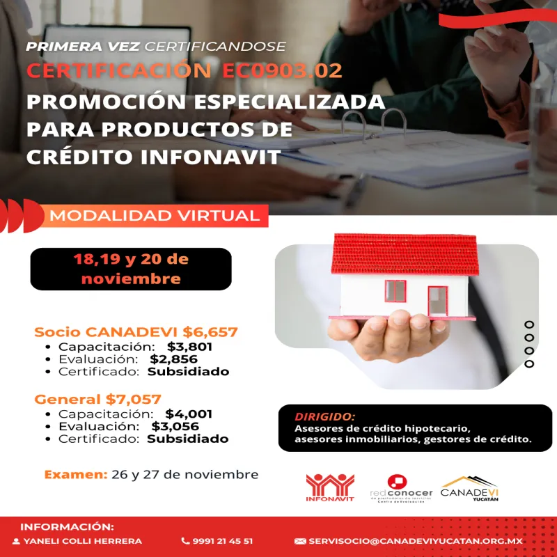 EC0903.02 (1era Vez) Promoción Especializada para productos de crédito INFONAVIT